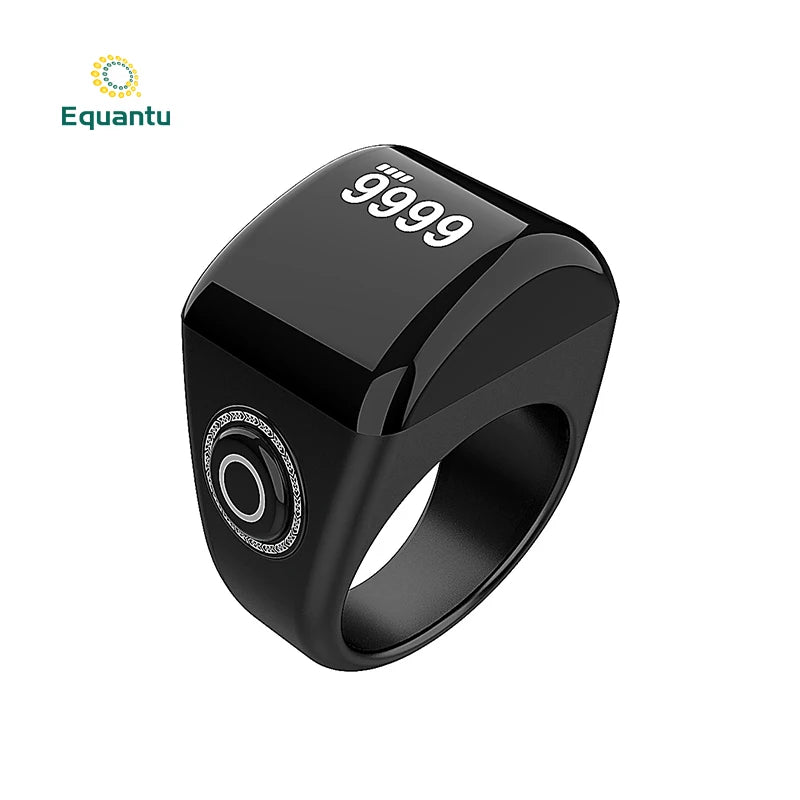 Muslim gift smart Tasbeeh ring Azan Sunrise Alarm Clock Smart Ring Plastic zikr ring tasbih counter