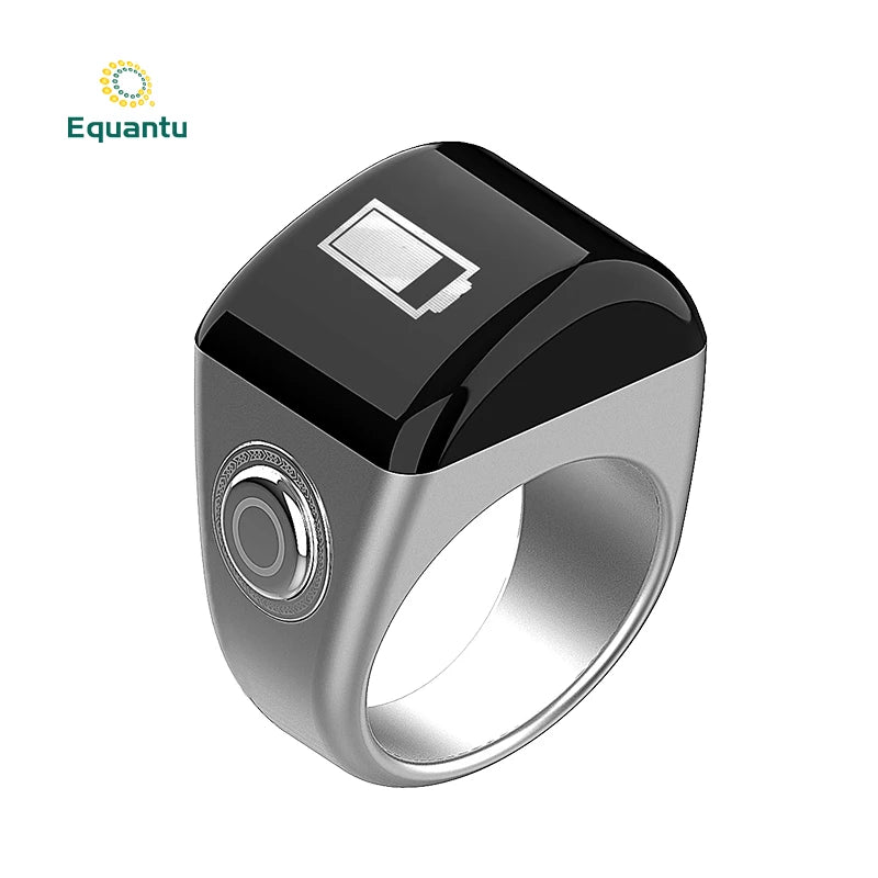 Muslim gift smart Tasbeeh ring Azan Sunrise Alarm Clock Smart Ring Plastic zikr ring tasbih counter